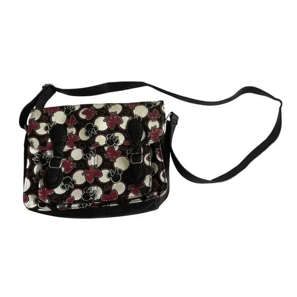 Disney parks Minnie Mouse crossbody faux leather bag - Picture 1 of 13